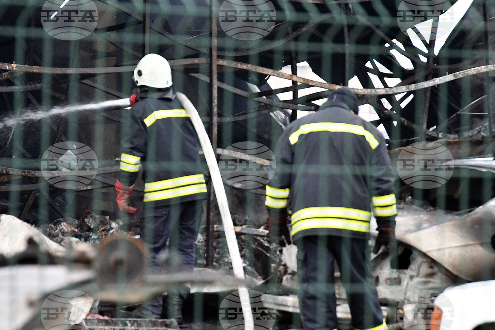 Хасково - пожар - автоморга