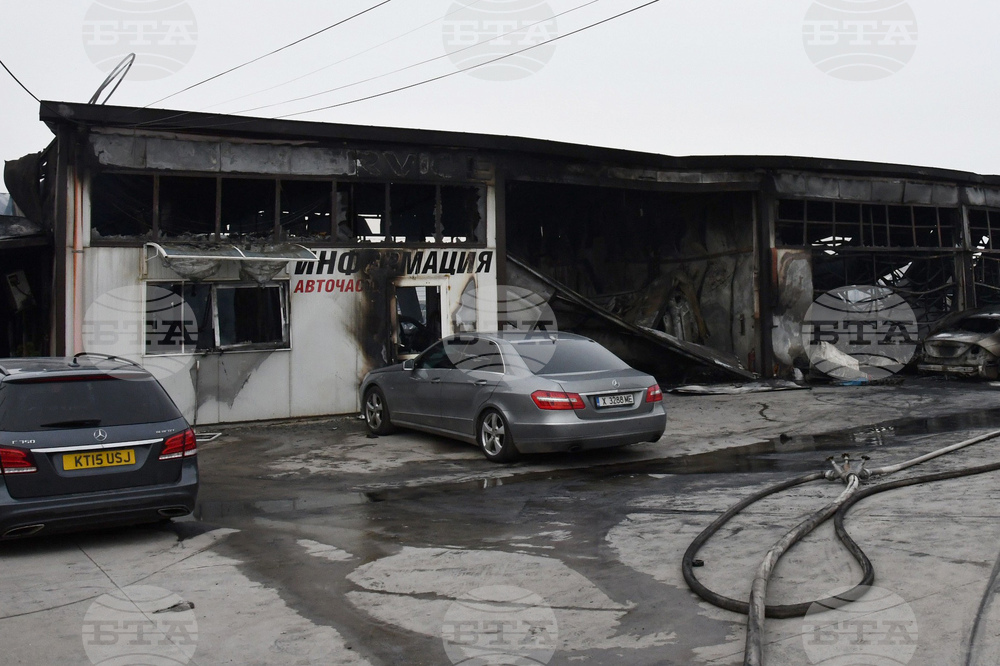 Хасково - пожар - автоморга