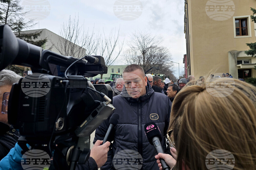 Сливен - земеделци - протест - Георги Радев