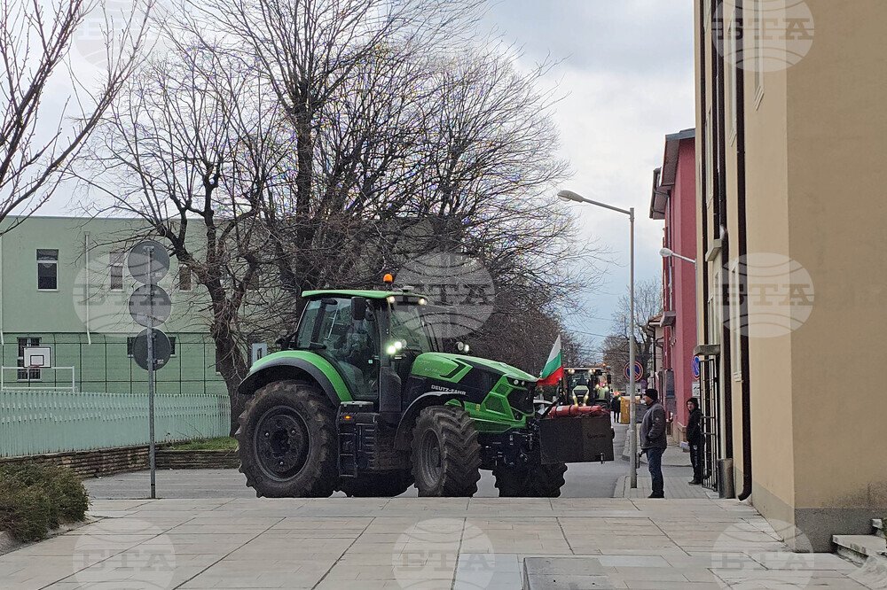 Сливен - земеделци - протест
