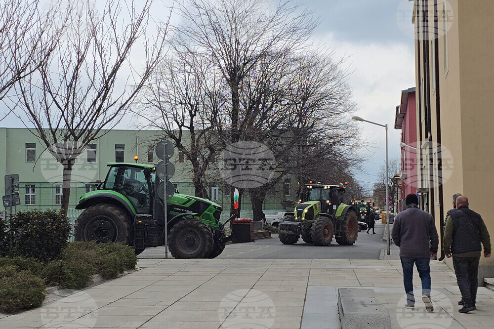 Сливен - земеделци - протест