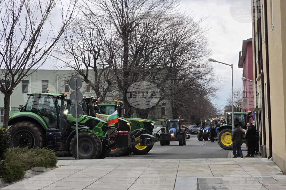 Сливен - земеделци - протест