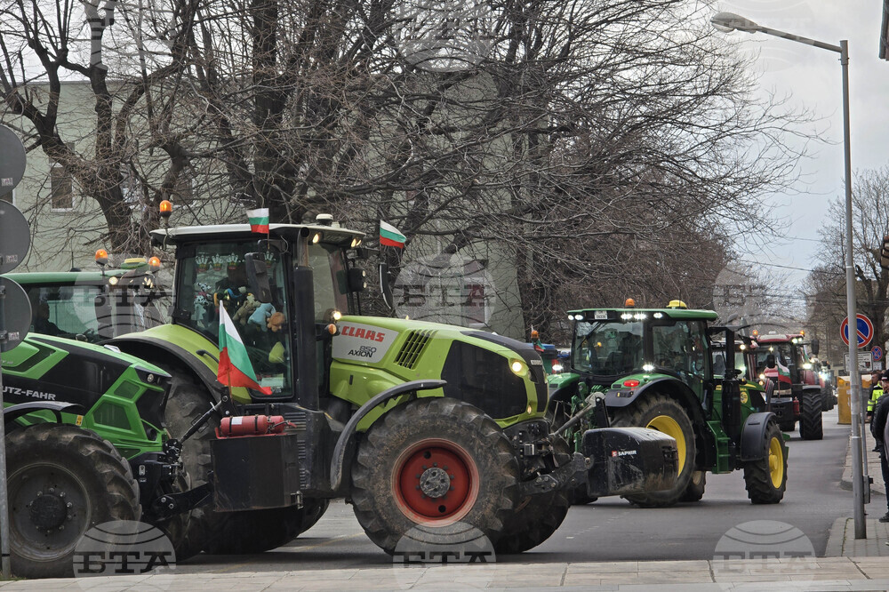 Сливен - земеделци - протест