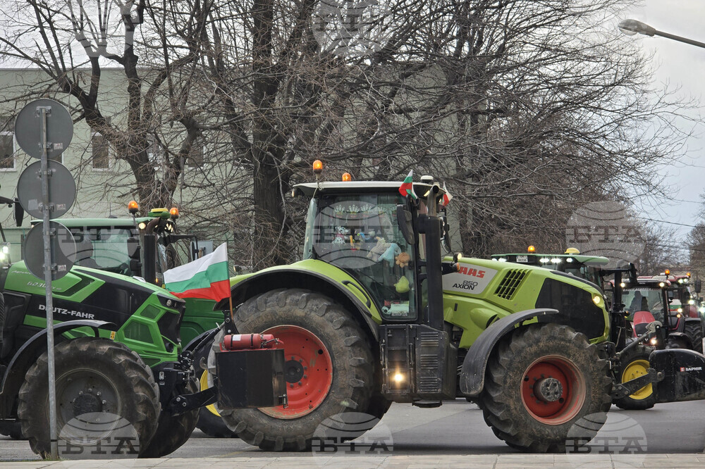 Сливен - земеделци - протест