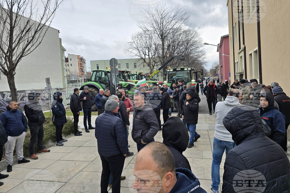 Сливен - земеделци - протест