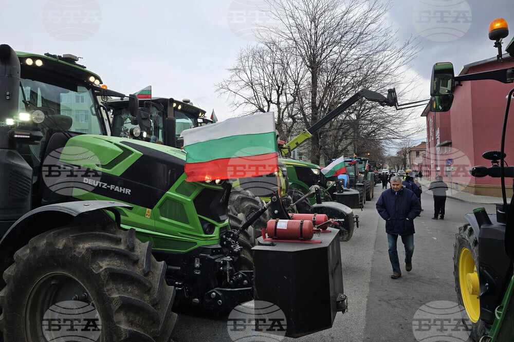 Сливен - земеделци - протест