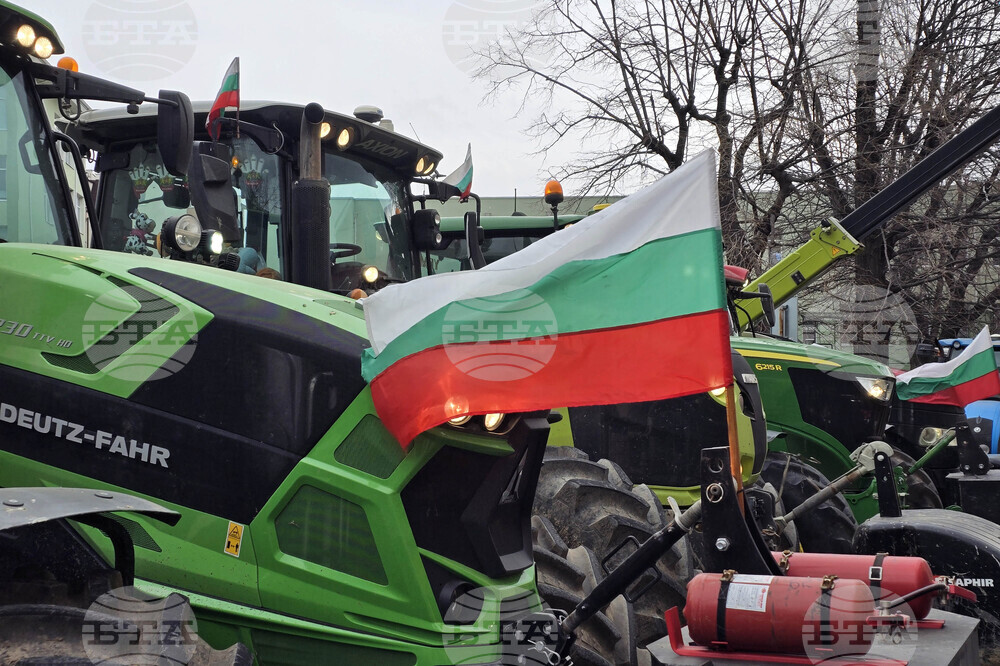 Сливен - земеделци - протест