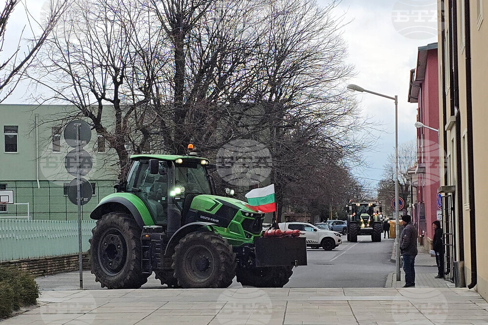 Сливен - земеделци - протест