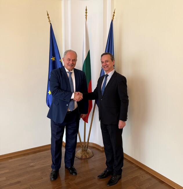 Среща на заместник-министър Ради Найденов с извънредния и пълномощен посланик на Италианската република Н. Пр. Марчело Апичела