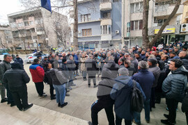 Сливен - земеделци - протест