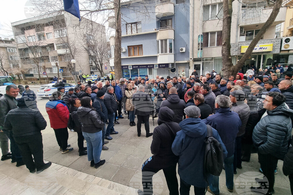 Сливен - земеделци - протест