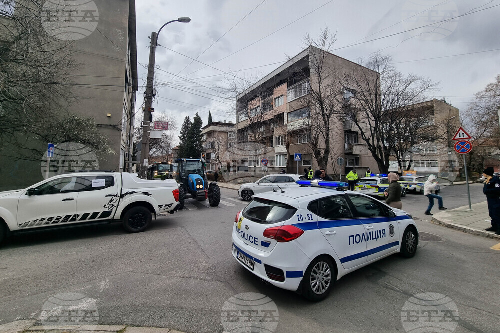 Сливен - земеделци - протест