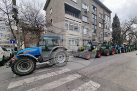 Сливен - земеделци - протест