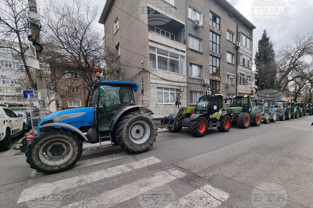 Сливен - земеделци - протест