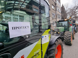 Сливен - земеделци - протест