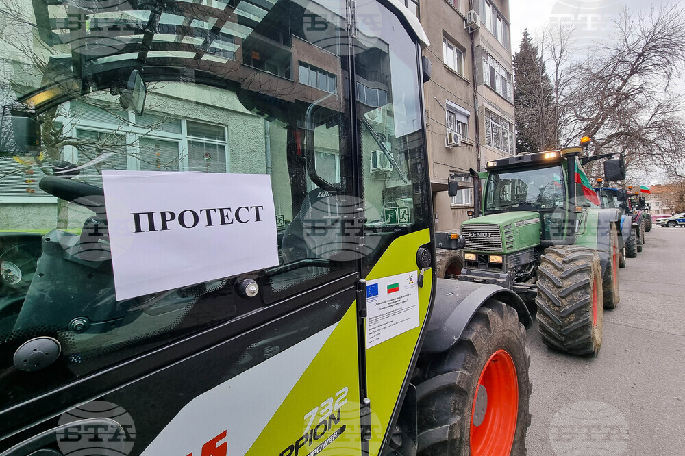 Сливен - земеделци - протест