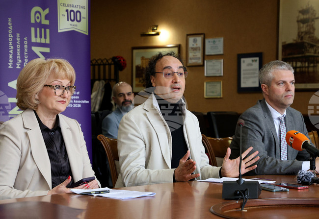 Варна - Международен музикален фестивал „Варненско лято" - пресконференция 