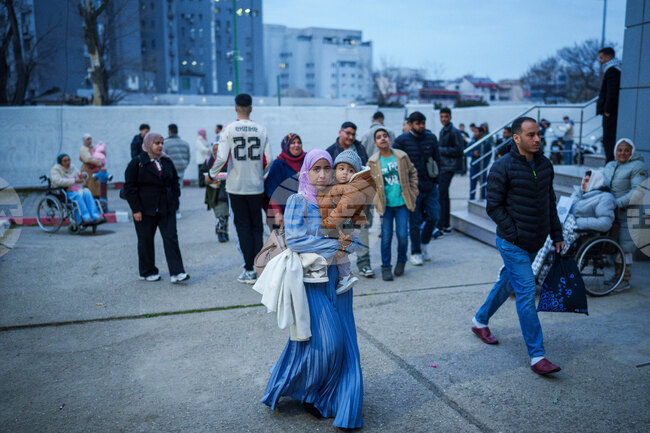 APTOPIX Romania Eid al-Fitr
