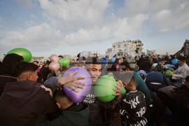 APTOPIX Israel Palestinians Eid Al Fitr