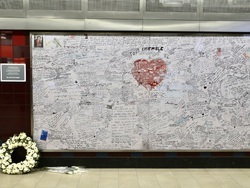 Брюксел - метростанция "Малбек" - атентати - годишнина / Снимка: БТА