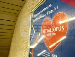 Брюксел - метростанция "Малбек" - атентати - годишнина / Снимка: БТА