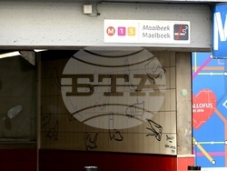 Брюксел - метростанция "Малбек" - атентати - годишнина / Снимка: БТА