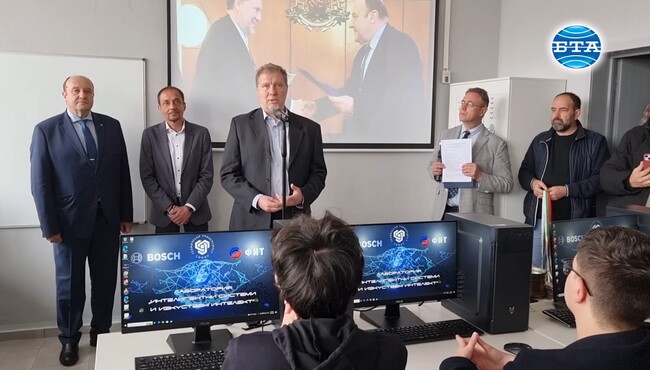 Иновативна лаборатория, оборудвана от "Бош Инженеринг Център София", беше открита в Техническия университет в София