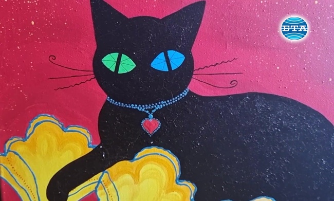 "Художничката на котките" Красимира Илчева спечели международния приз за съвременно изкуство "Леонардо да Винчи"