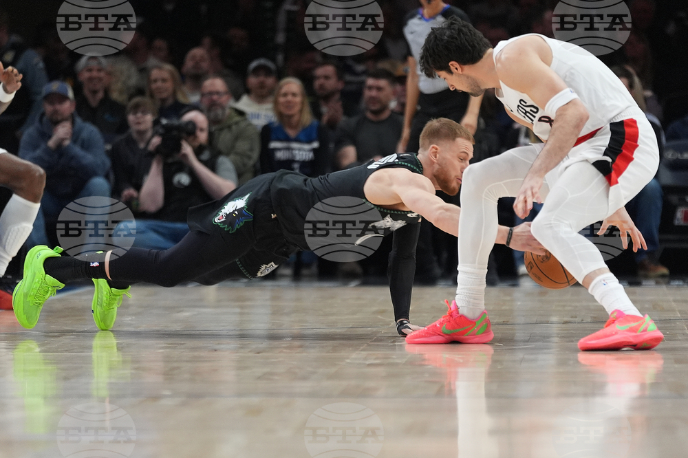 Trail Blazers Timberwolves Basketball