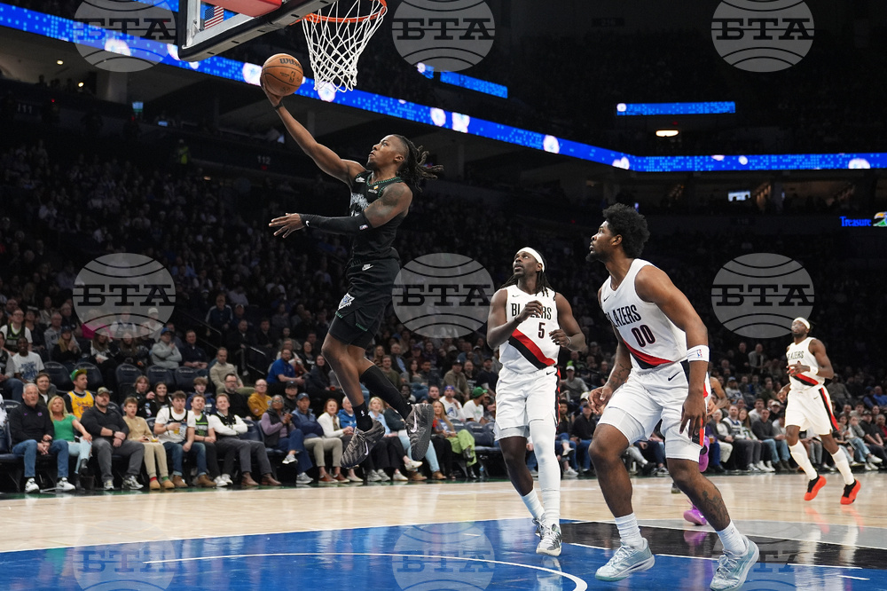 Trail Blazers Timberwolves Basketball