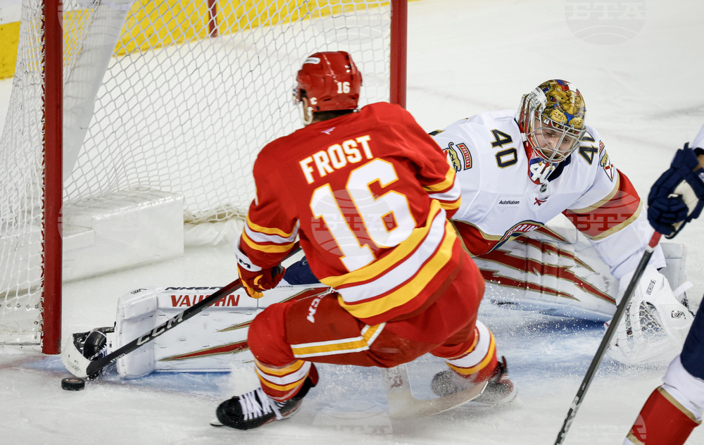 Panthers Flames Hockey
