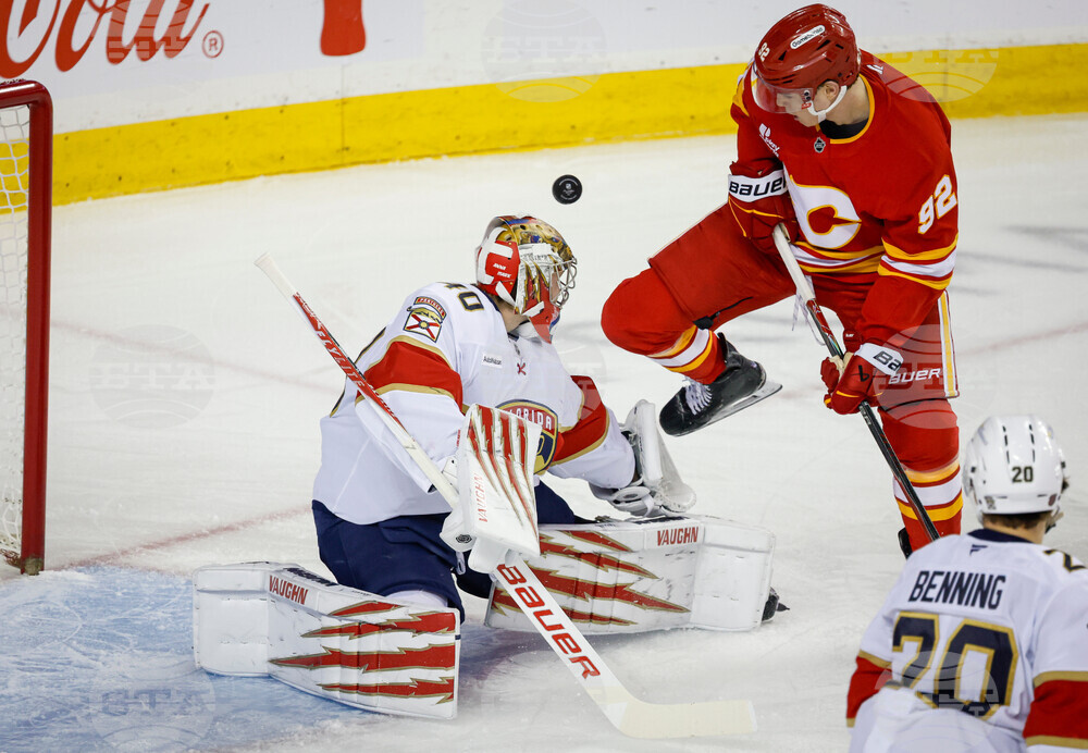 Panthers Flames Hockey