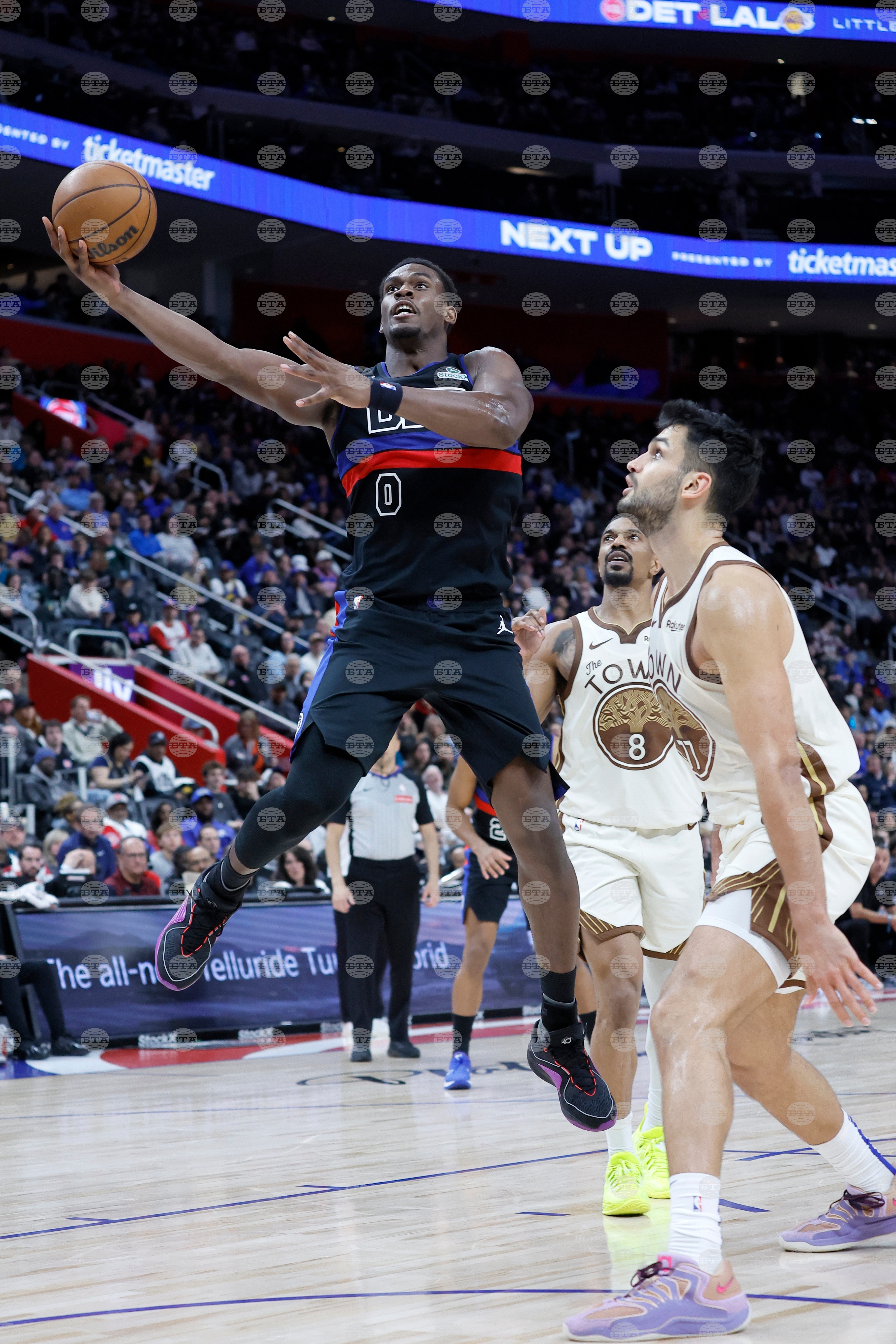 Warriors Pistons Basketball