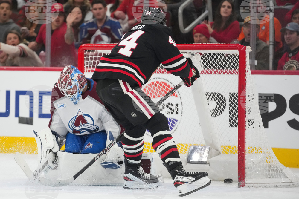 Avalanche Blackhawks Hockey