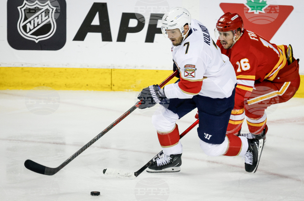 Panthers Flames Hockey