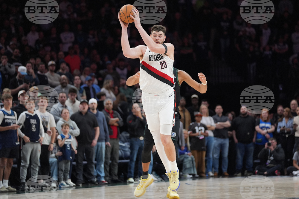 Trail Blazers Timberwolves Basketball