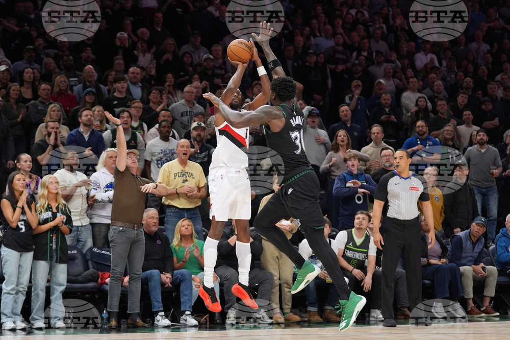 Trail Blazers Timberwolves Basketball