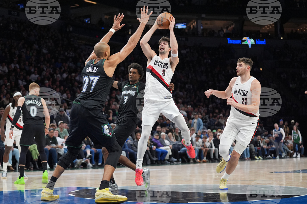 Trail Blazers Timberwolves Basketball