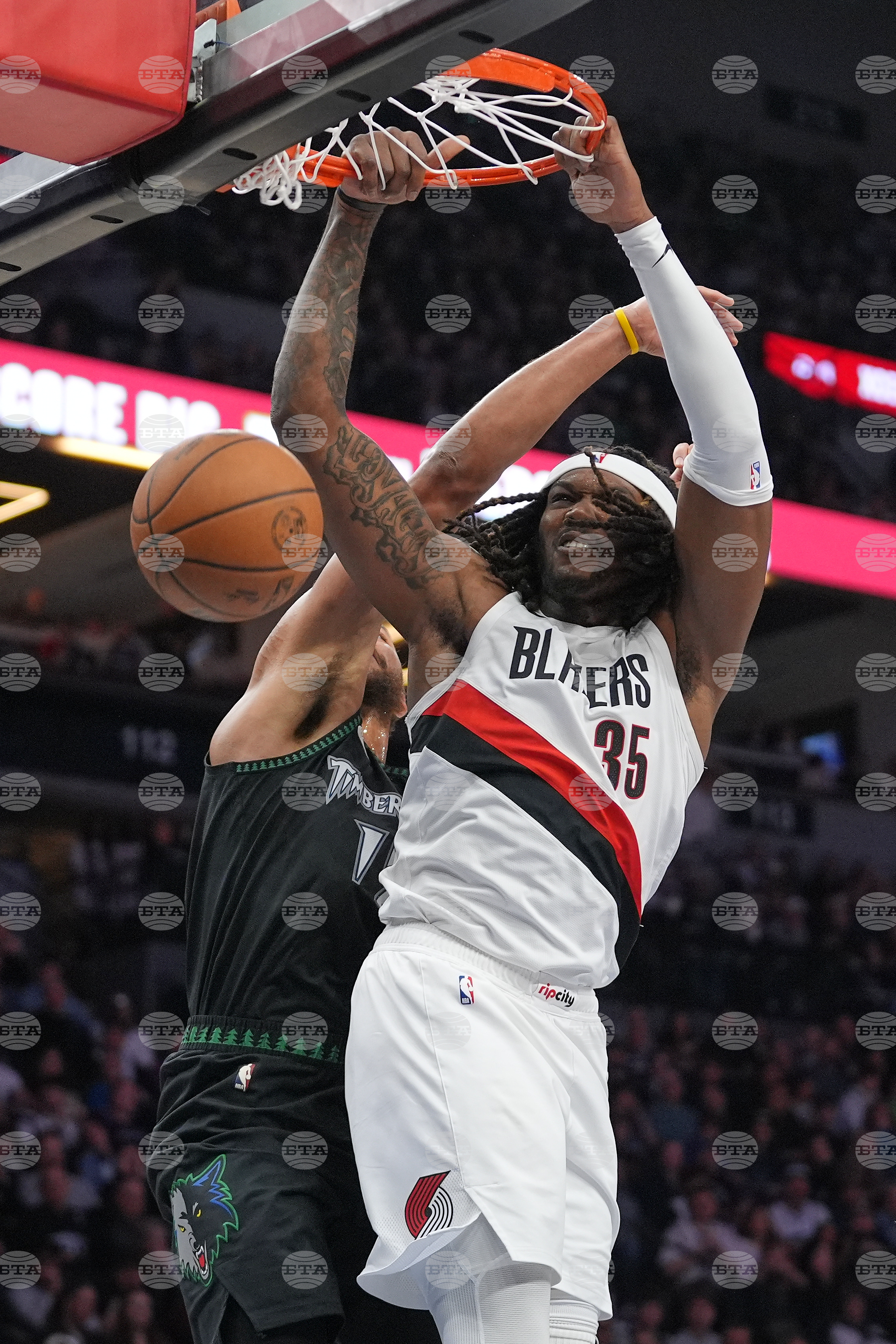 Trail Blazers Timberwolves Basketball