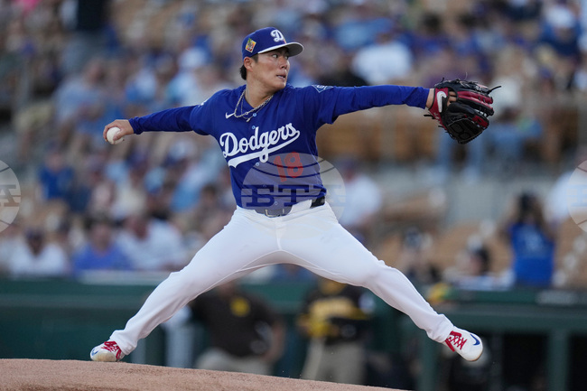 Padres Dodgers Spring Baseball