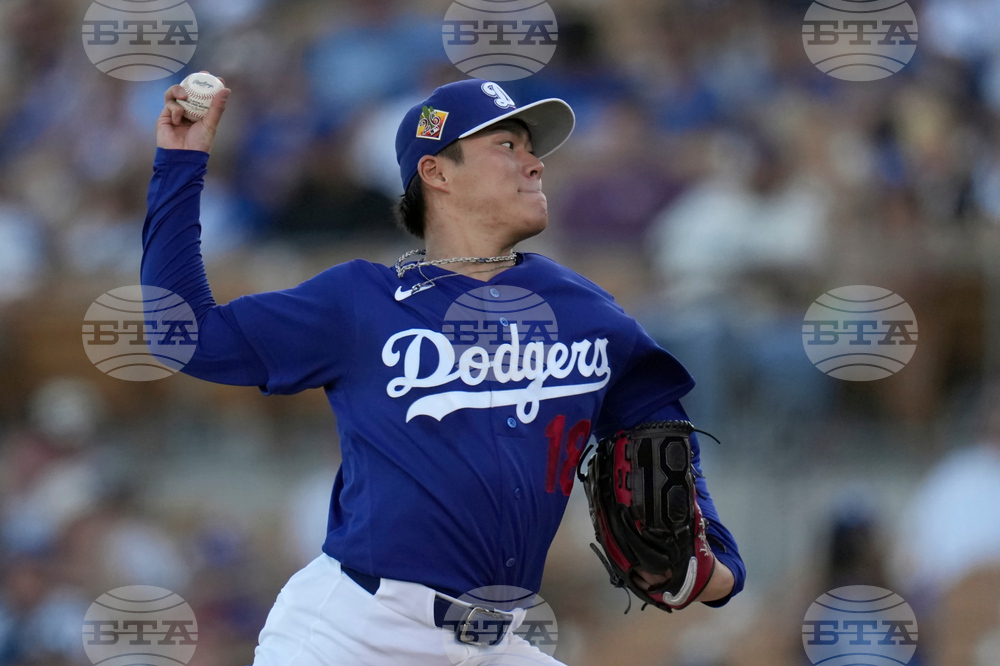 Padres Dodgers Spring Baseball