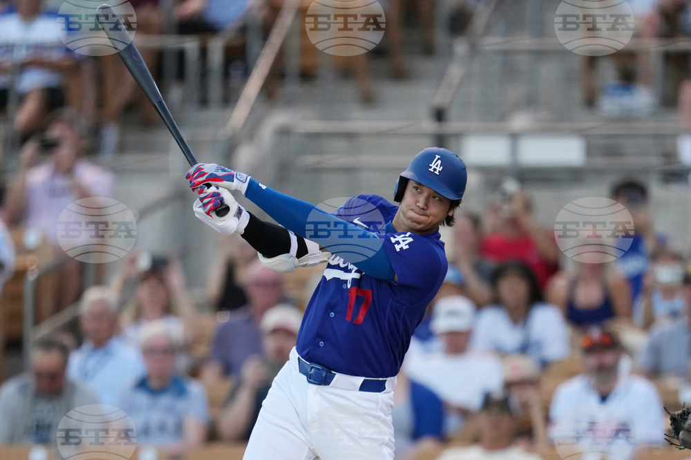 Padres Dodgers Spring Baseball