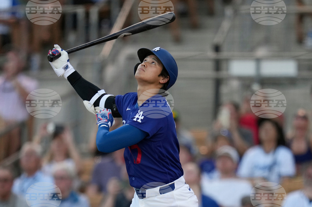 Padres Dodgers Spring Baseball