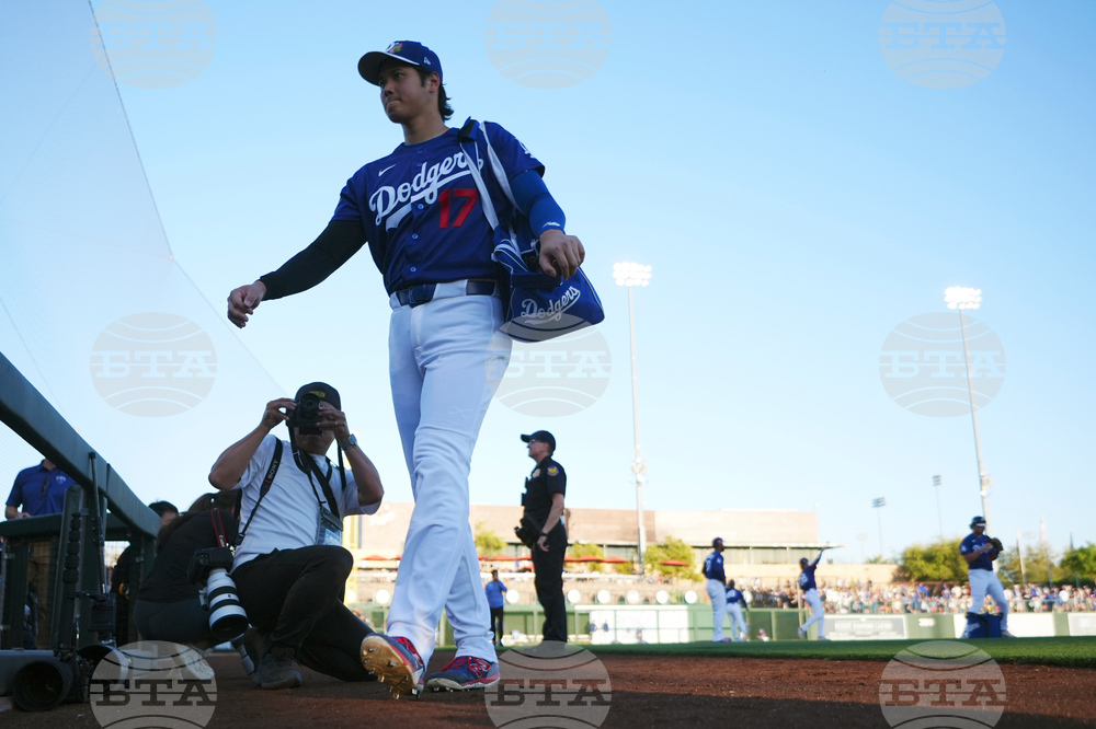 Padres Dodgers Spring Baseball