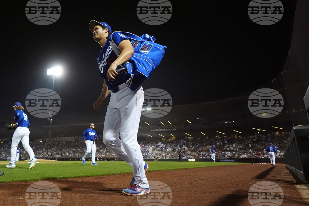Padres Dodgers Spring Baseball