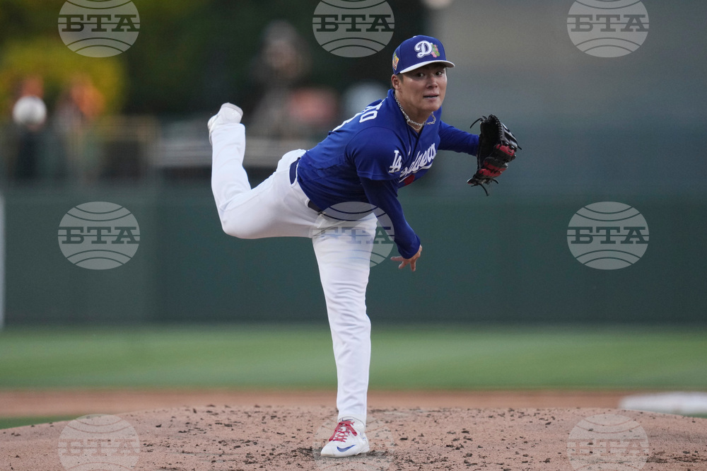 Padres Dodgers Spring Baseball