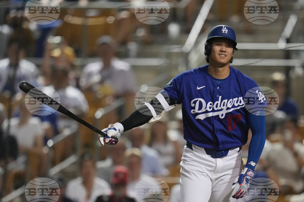 Padres Dodgers Spring Baseball
