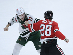 Wild Blackhawks Hockey
