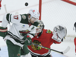 Wild Blackhawks Hockey