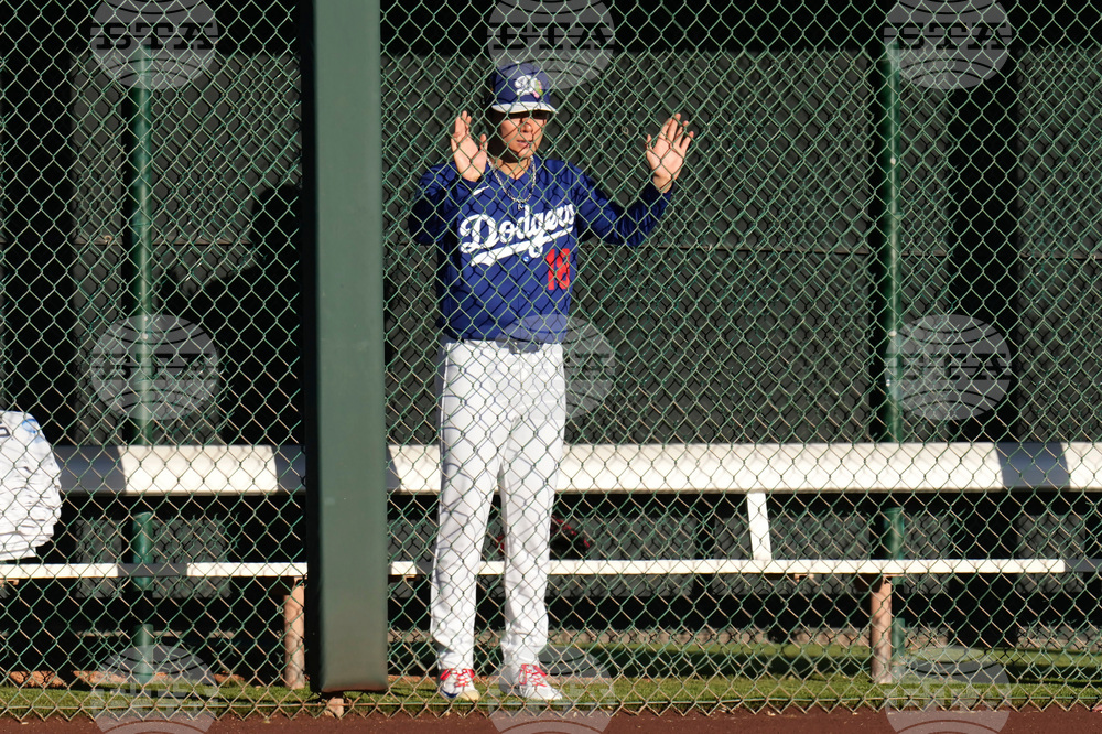 Padres Dodgers Spring Baseball